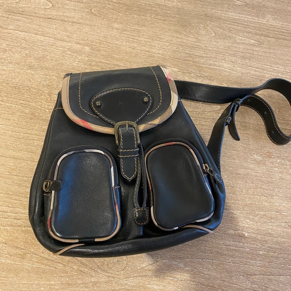 Leather Authentic Burberry Backpack